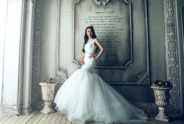 Elegant Reyna Elena gown for Santacruzan celebration showcasing traditional Filipino formal wear rental